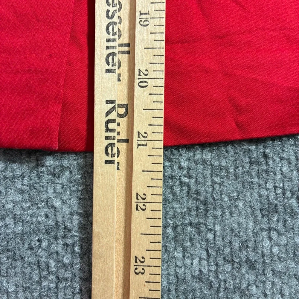Talbots Pencil Skirt Womens‎ 12P Red Petite Cotton Blend Career Office